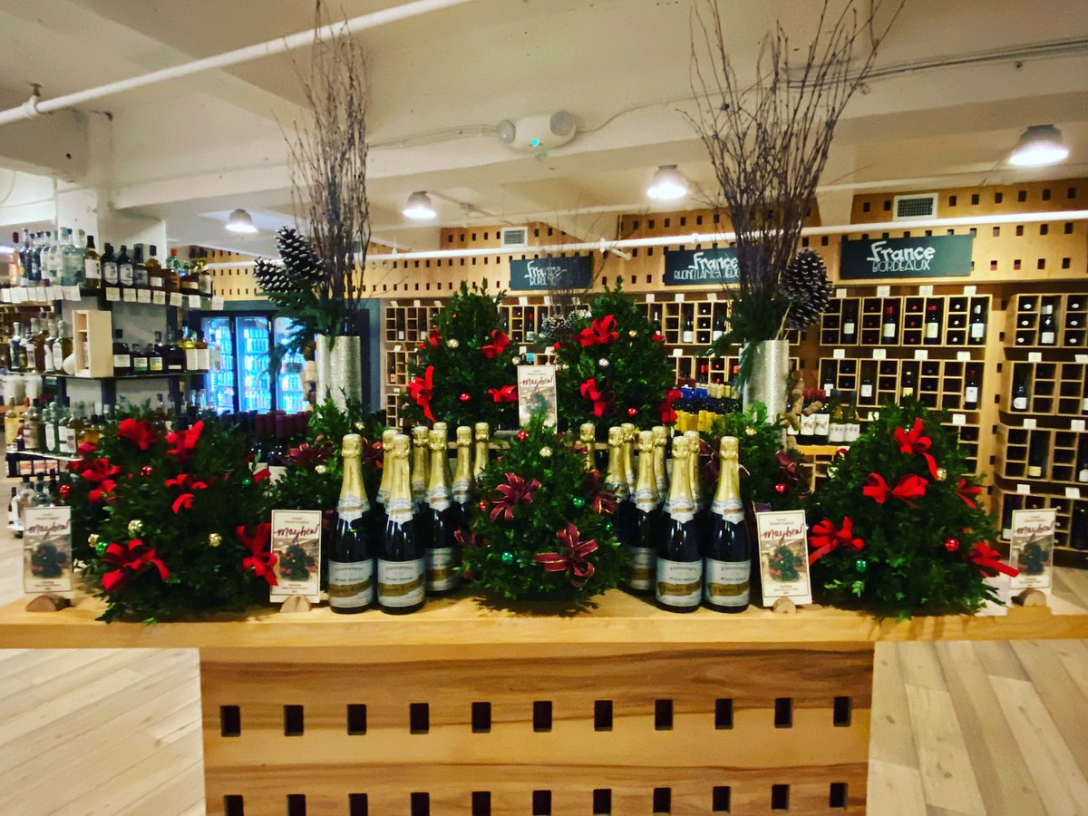 mayhewwine's tweet photo. We’re about a full week into December is your tree up yet? If not we have you covered. We have some mini decorated holiday box wood trees for sale that will lighten up any room. Grab one tonight before it’s too late.
#tuesdayvibes #christmasiscoming #minichristmastree https://t.co/jgVVCtz0S6