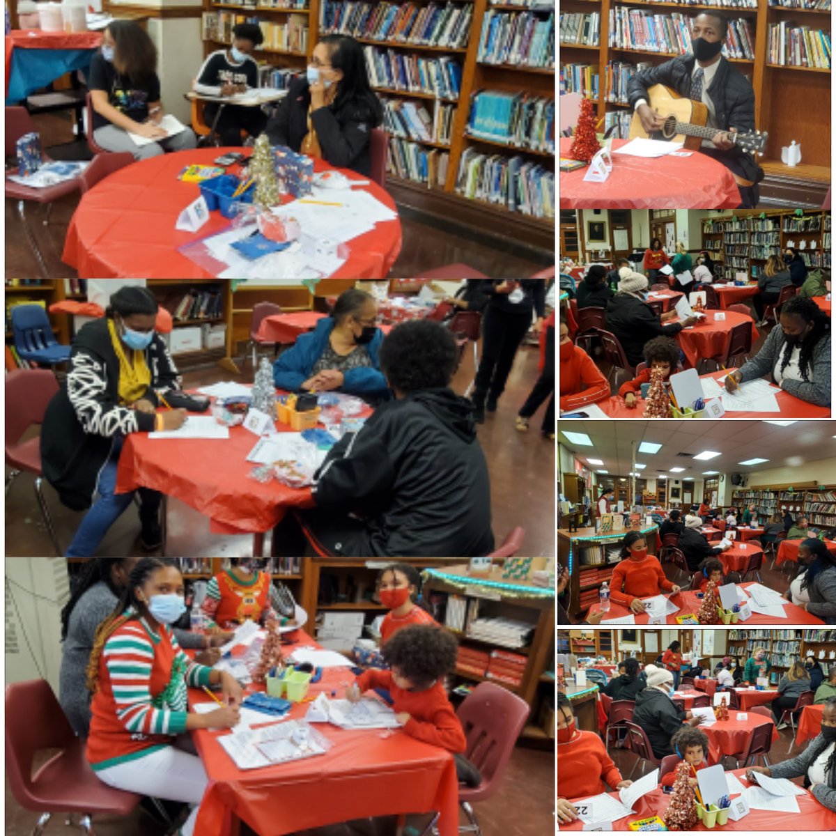 sci4eva's tweet photo. @RMSLions 
@RMSLions JSRMS Title 1 Christmas Literacy Night was packed with information,  engaging family activities, resources, prizes and live entertainment  and fun for the entire family. A big "Thank You" to everyone!! https://t.co/kGOA9sCUjt https://t.co/xfeD1sacnj https://t.co/BFlRvKOlxw