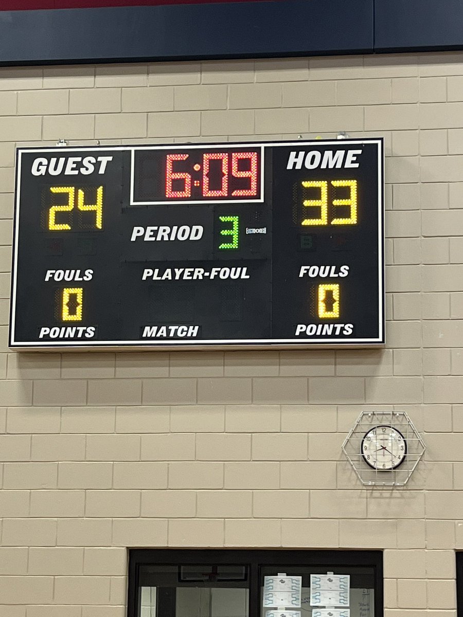 Halftime!! Let’s Gooooooo Red Devils!! @JacksonHighSch1