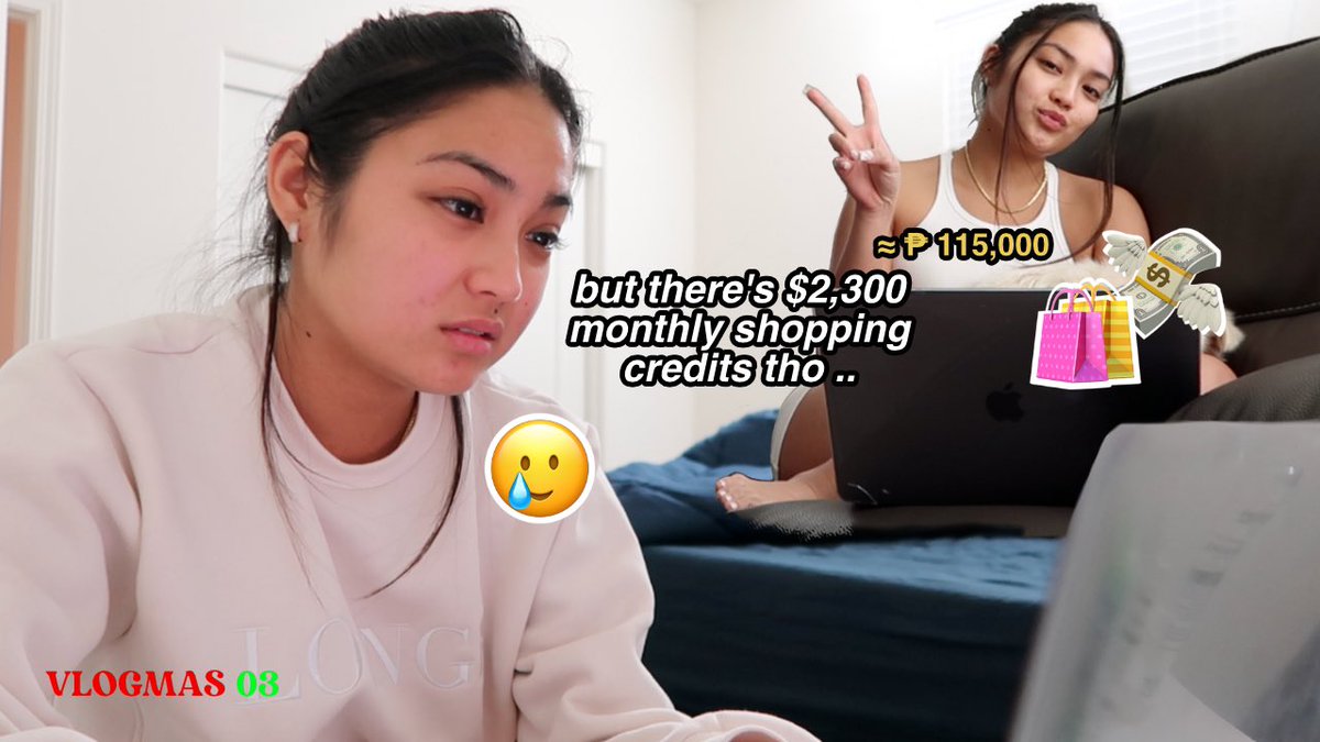 jeorella__'s tweet photo. 3rd day! late tweet hahaha 

VLOGMAS 03🎄: sad truth about my work as a *content creator* 
watch here: https://t.co/RGKa0frX09 https://t.co/2FdNWxtJf7