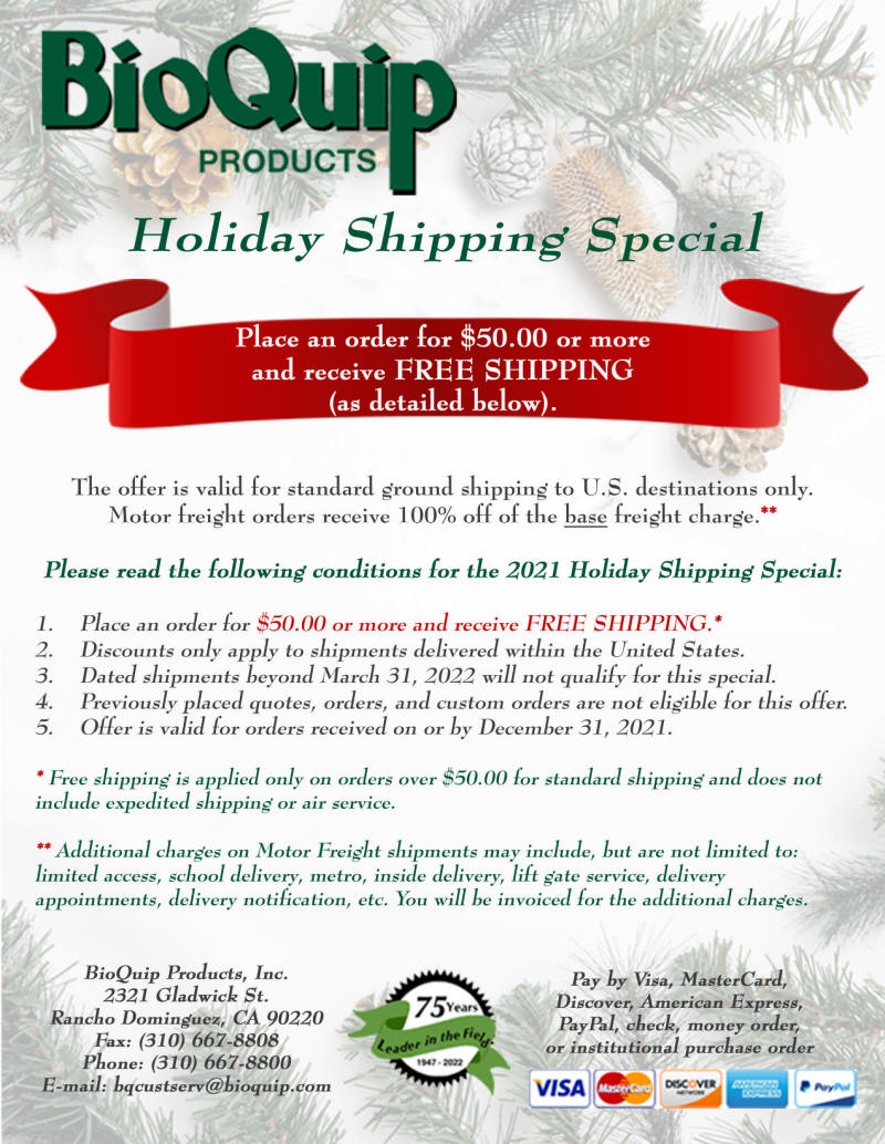 BioQuip's tweet photo. BioQuip's Holiday Shipping Special! Hurry, offer ends Dec 31st!
https://t.co/yMtjvmPSHC
#bioquip #entomology #freeshipping #nerdgifts https://t.co/Rrporas60L