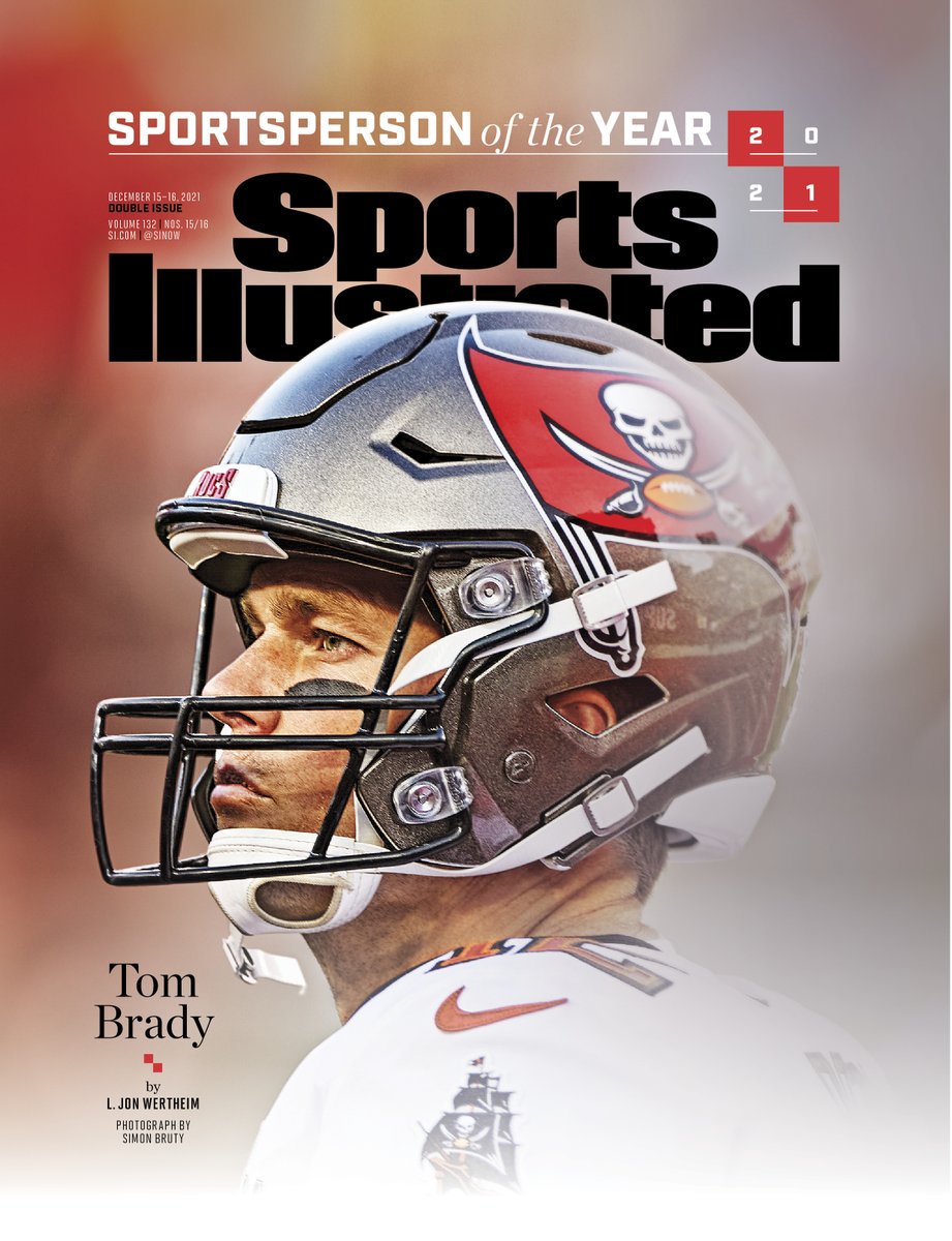 Tom Brady, SI's 2021 Sportsperson of the Year 🏆

🐐: buff.ly/31zW4Q1