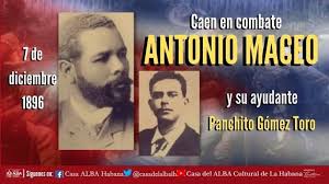 elioaldanan's tweet photo. 125  Aniversario de la Caída en combate de  Antonio Maceo y Panchito Gómez  Toro , dos grandes figuras #TitanDeBronce,#CubaViveEnSuHistoria,#TenemosMemoria,@DiazCanelB,@CubaVa_Bolivar2,@saili_blanco,@SailiBlanco,@CDILaUnidadBol,@Cubacooperabol2 ,@cubacooperaven https://t.co/G7JKzkpJ0x