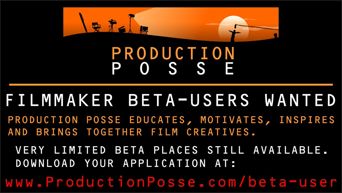 AtomicFilmmaker's tweet photo. We're looking for some beta-users to use our new #filmmaking site. Learn more about it here: https://t.co/trIMdgqDRI #indiefilm #productionposse https://t.co/uP5a15XLzq