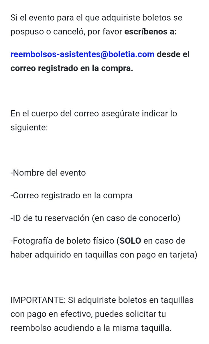 AnteoMedina's tweet photo. Dejaré esto por aquí y me iré lentamente, para quien le sirva✌🏻#LMD4 #LaMasDraga4 #LaMasDraga4T

reembolsos-asistentes@boletia.com https://t.co/xEb2SQGHvM