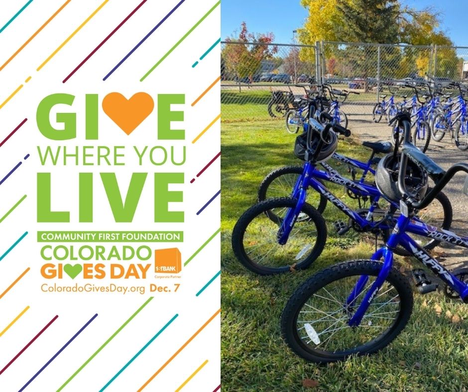 There’s still time to donate on #CoGivesDay! We can’t wait to see the impact your donations have in the lives of Colorado’s second graders. 

Donating $150 covers the cost of a bike and helmet but any amount helps: tinyurl.com/WFW-COgives