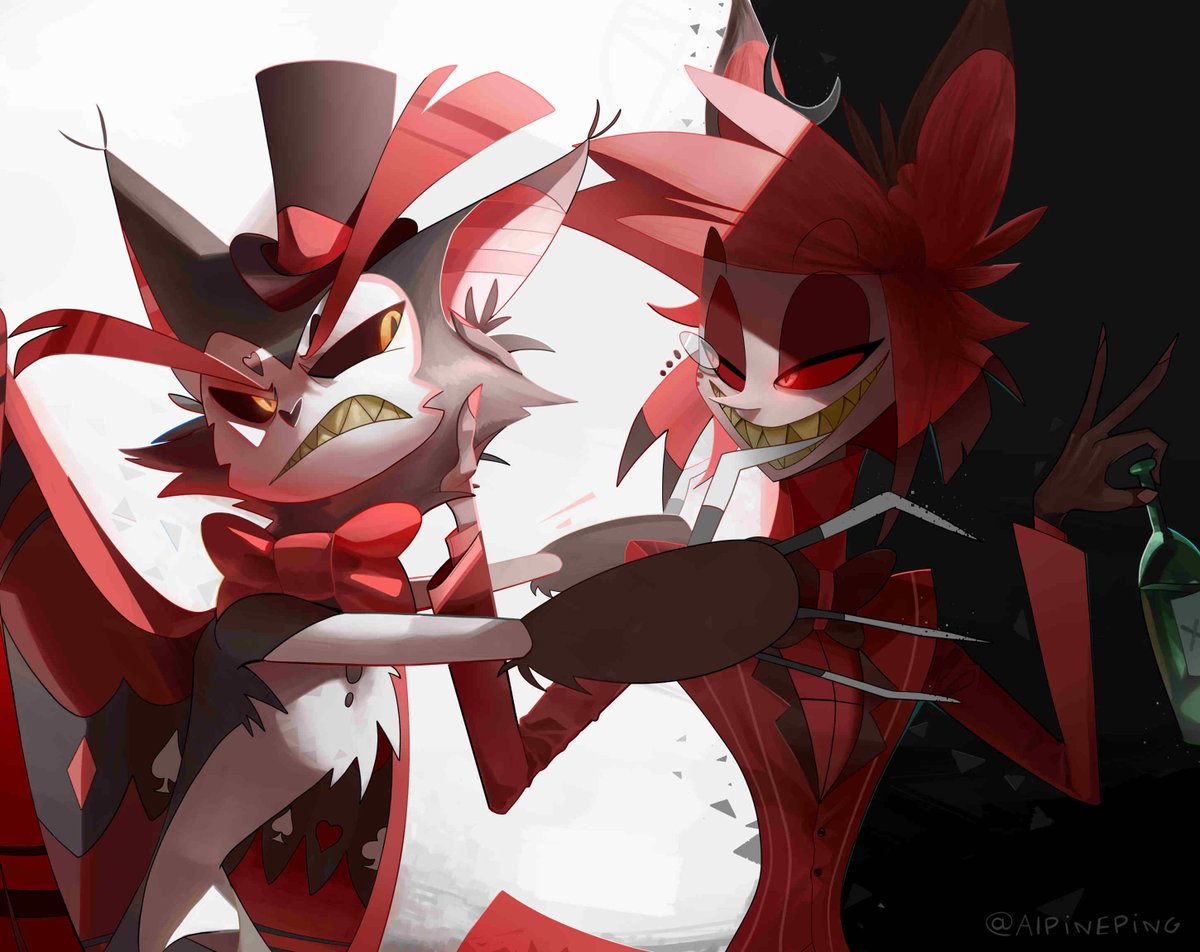 AlpinePing's tweet photo. Since we're near the end of 2021, I'm gonna reupload some old artwork.

#HelluvaBoss #HazbinHotel https://t.co/CPB4uHHlhe