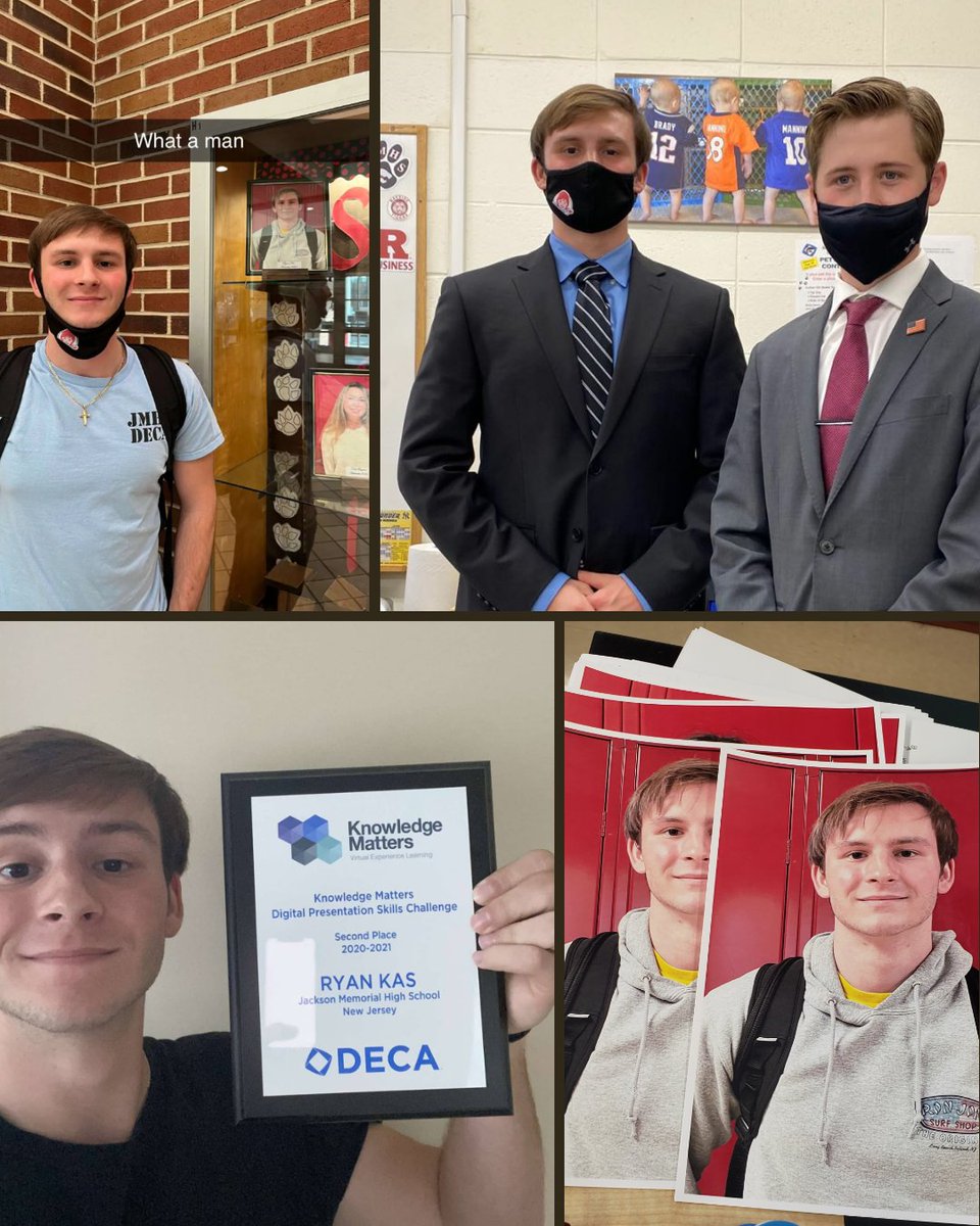 JMHSDECA's tweet photo. GUESS WHICH VP OF FINANCE AND WONDEFUL HUMAN BEING JUST GOT NAMED SENIOR OF THE MONTH!?!?!

Huge congrats to our very own Ryan Kas for being named Senior of the Month! December will now be referred  to as #DecemebeRyan

#DECA #NJDECA #NJDECAAssemble https://t.co/l0WukrQoh5