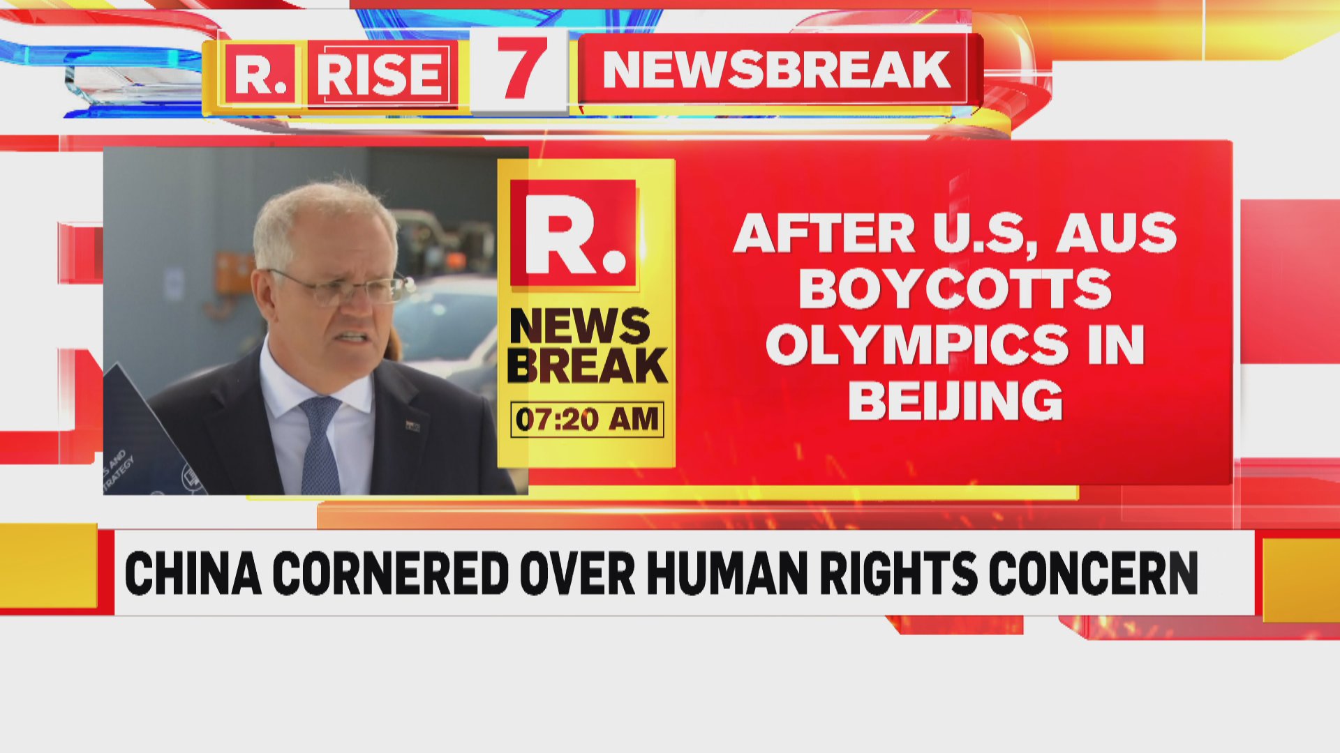 Republic on Twitter: "#BREAKING on Republic TV | Australia joins United  States diplomatic boycott of Beijing Winter Olympics Watch #LIVE here:  https://t.co/uX72ghaMHb https://t.co/6HSy9dBmcx" / Twitter
