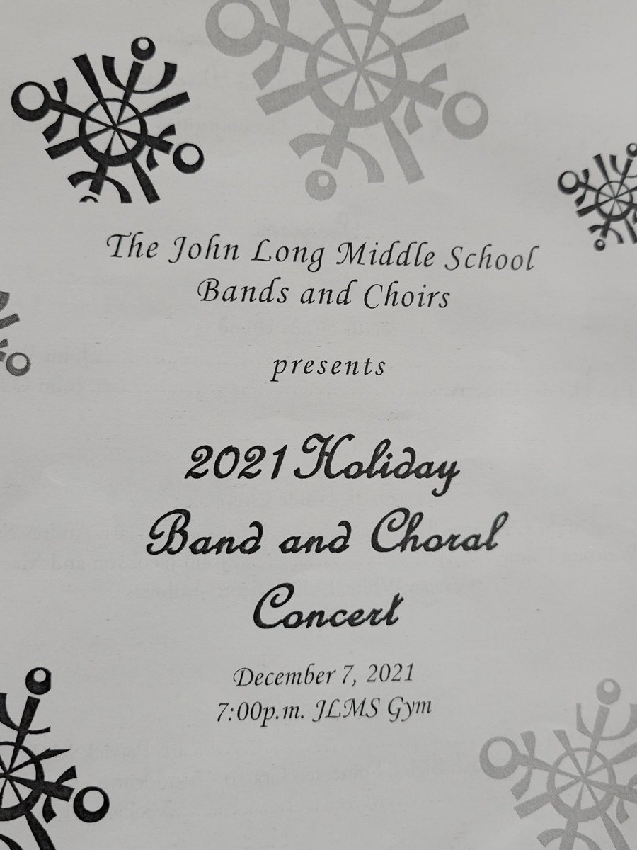 JLMS_Falcons's tweet photo. Great job by the bands and choirs tonight at the JLMS Holiday Concert! https://t.co/DZRM4MxRWB