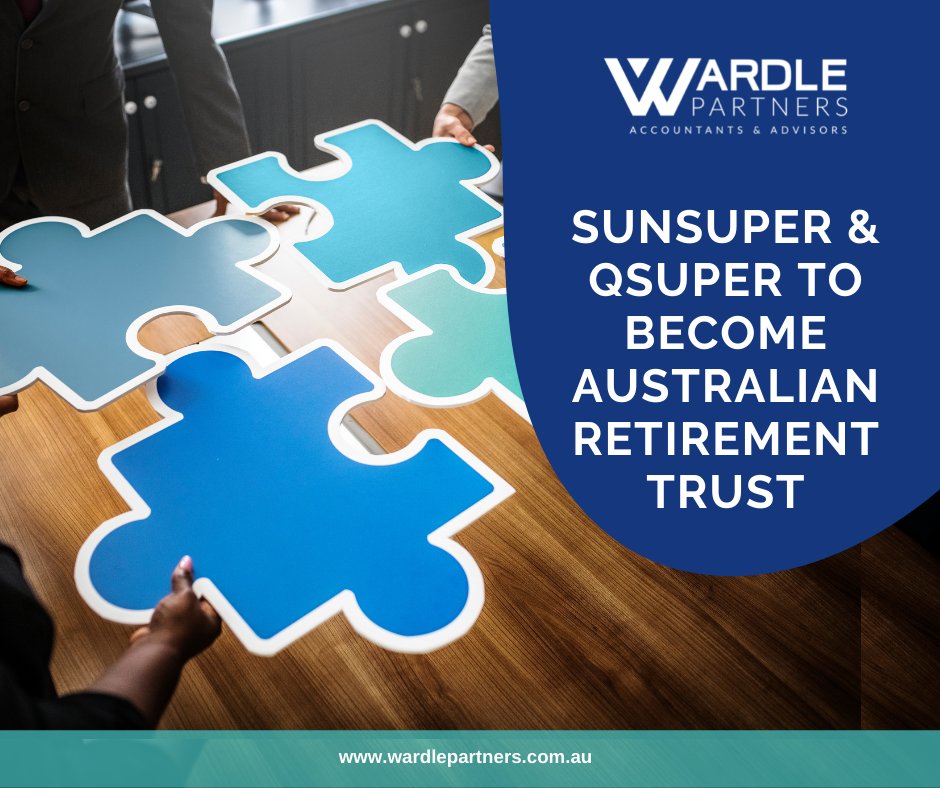 WardlePartners's tweet photo. 𝐄𝐦𝐩𝐥𝐨𝐲𝐞𝐫𝐬: #Sunsuper and #QSuper are on track to merge on 28 February 2022, making them Australia's largest #superannuation fund called #AustralianRetirementTrust (ART).
#superannuationfund #superannuationadvice #superannuationAustralia #payroll #WardlePartners #hr https://t.co/YaV7YTAjFX
