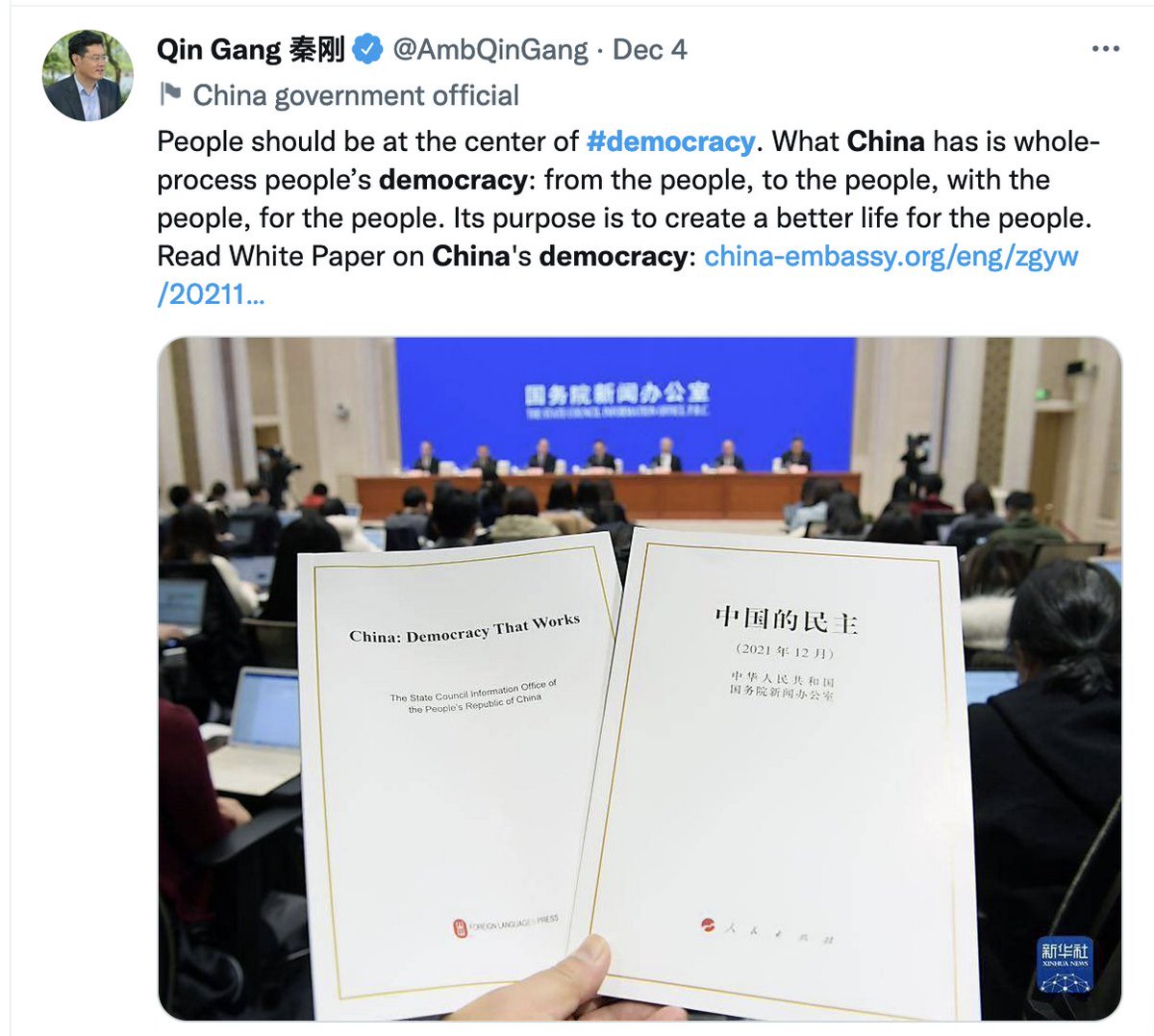 Reminder: the most basic definition of democracy is "a system in which parties lose elections." (You have to actually alternate parties in power to be sure that one party won't balk & try to hold onto power at the point of a gun.) 1/2