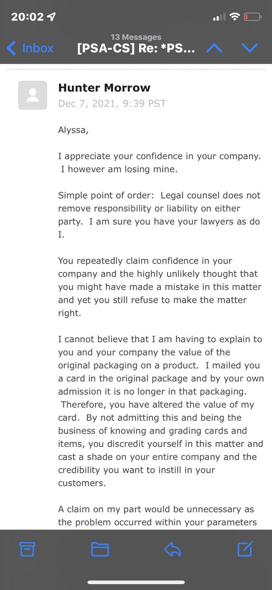 Hunter_twist's tweet photo. @LeonhartYT if psa did this to your card what would you do? I sent off my UPC Zard and after waiting three weeks….I get told they’re no longer grading them and that they wasted my time, and handled my card through the entire grading process without getting a grade or it slabbed. https://t.co/RADfei43I2