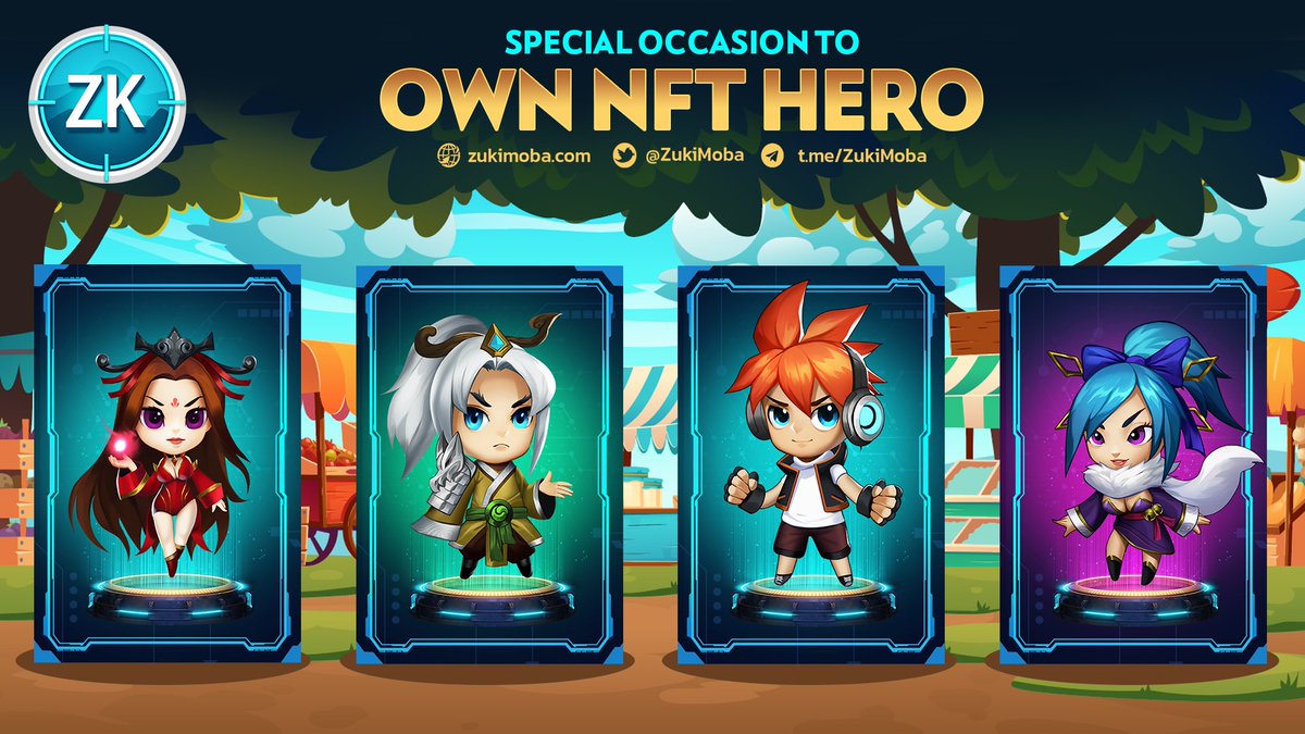 ZukiMoba's tweet photo. 🔥Marketplace open on Dec 8th, 2021 is dedicated to the exchange of NFT Hero
👉 Be one of the first players in the snow world Zuki Moba

❇️All actions related to exchanges and transactions are recorded on the Blockchain transparently
👉 Go to https://t.co/3ymEv30kHU to check https://t.co/NUTQqHFxai