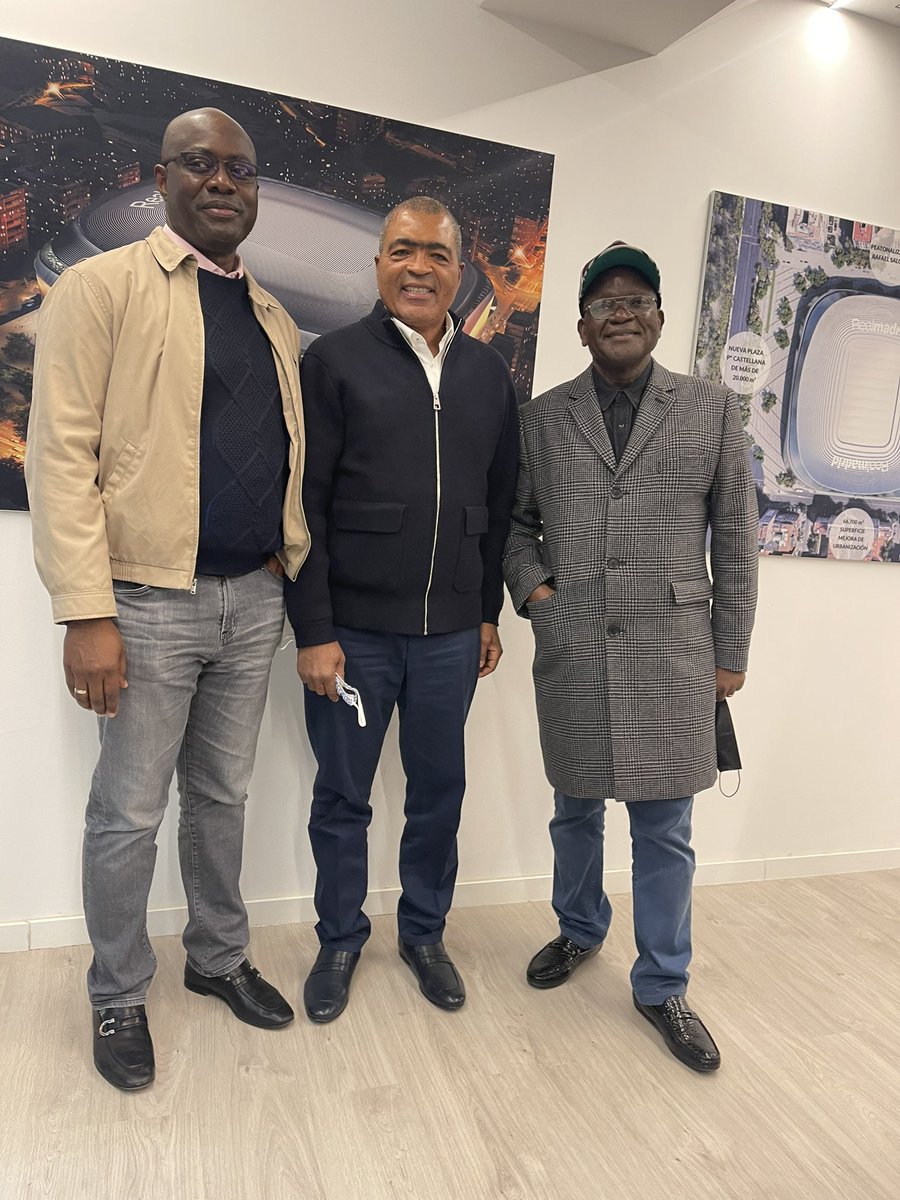 I was excited to watch Real Madrid and Inter Milan CL game at Bernabeu Stadium with Governors Seyi Makinde of Oyo.. Otom of Benue.. Wike of Rivers.. Fintiri of Adamawa and Ikpeazu of Abia with the President of Real Madrid CF hosting. Good outing indeed!