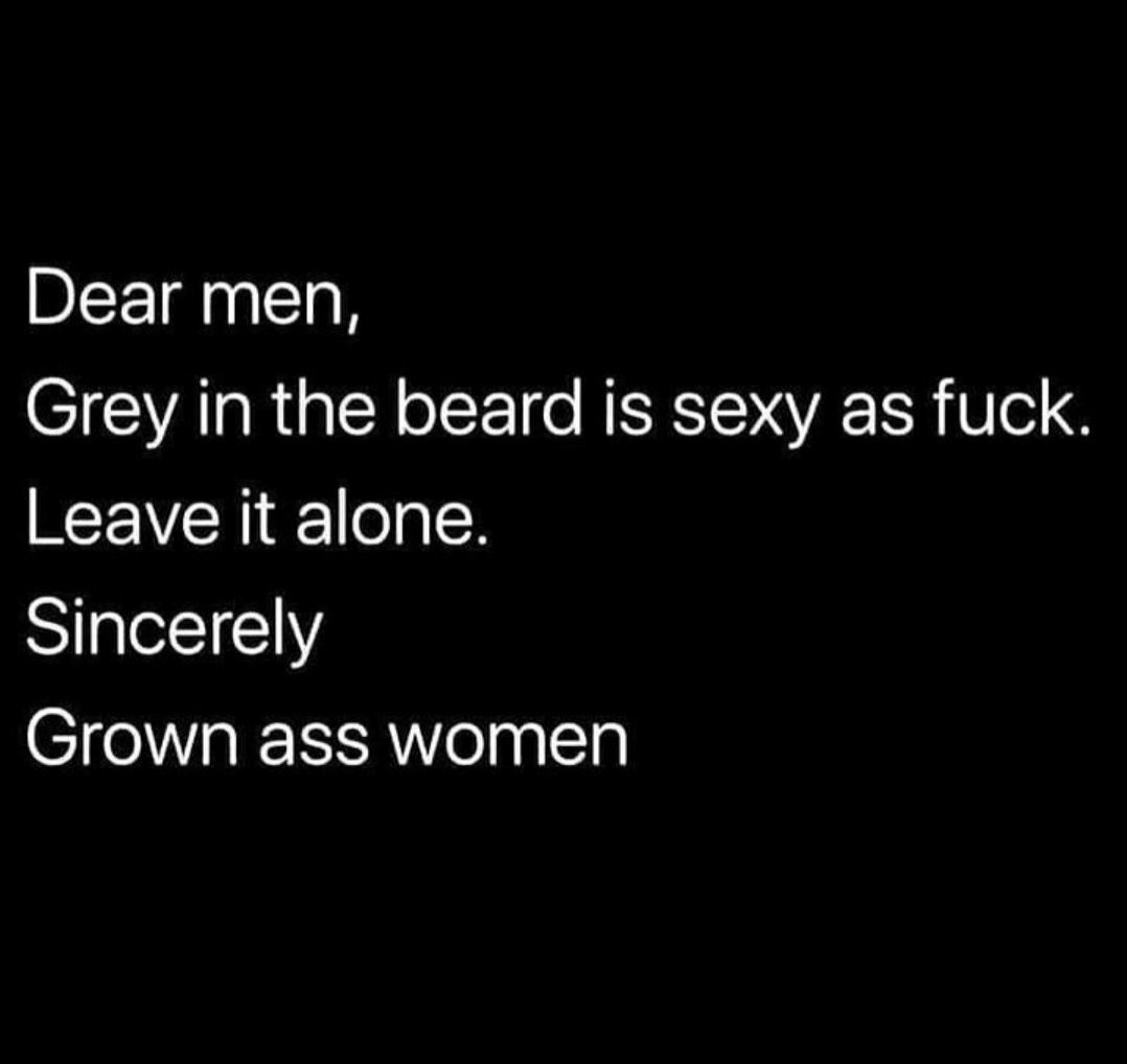 areallybiglife's tweet image. Bumped into this today and YES. So many yesses to leaving the grey as it comes in, in every array, for us all. #genx