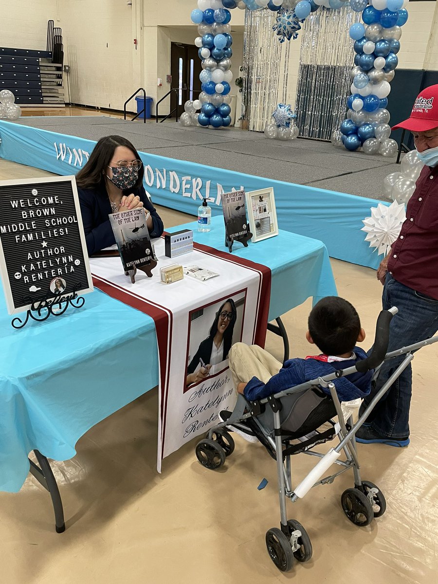brownmslibrary's tweet photo. Thank you to the authors that attended out literacy event. Our students were so excited to hear from @KateRenteria,@DavidNorec, Daisy Lopez and Priscilla Suarez. 📚@bmsdobies @annvega @McAllenReads https://t.co/pGBPImxnbt