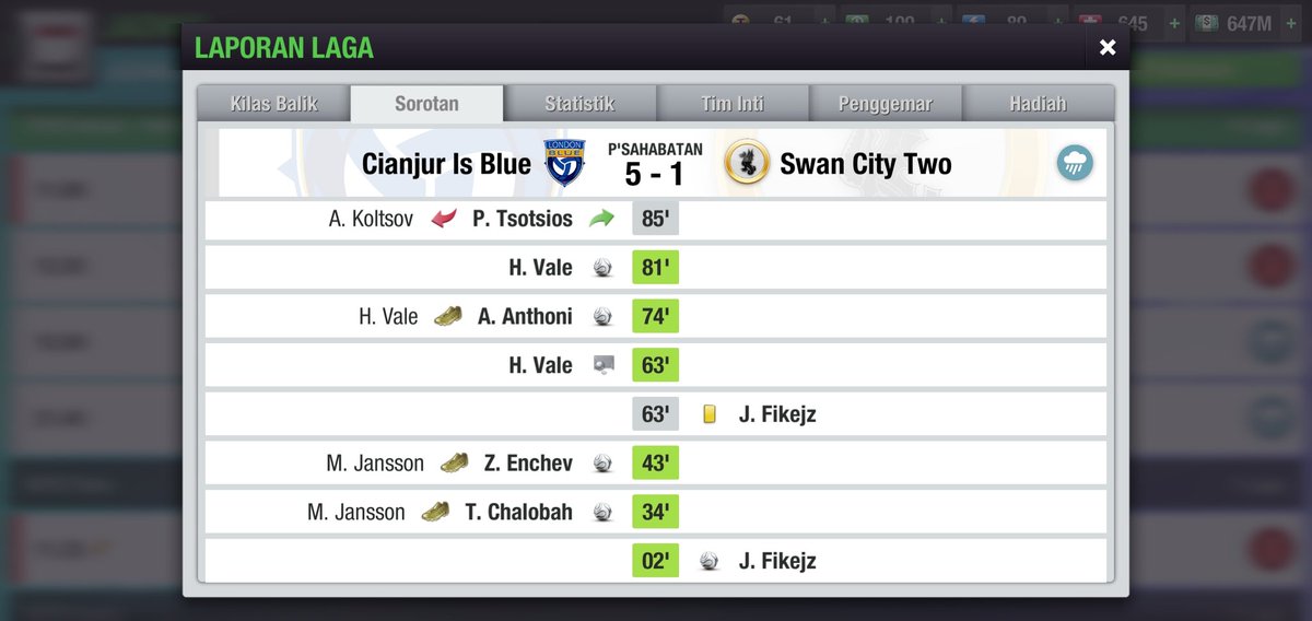 SwanCityTwoFC's tweet photo. 🏆 @INC_LTEI 
• Round 2

• Leg 1
FT: @CianjurIsBlue 5-1 @SwanCityTwoFC 

• Leg 2
FT: @SwanCityTwoFC 0-3 @CianjurIsBlue (AGG 1-8) 

Perjuangan kita terhenti di round kedua... 

#TopEleven #BornOfPride https://t.co/0XAWUTMibD