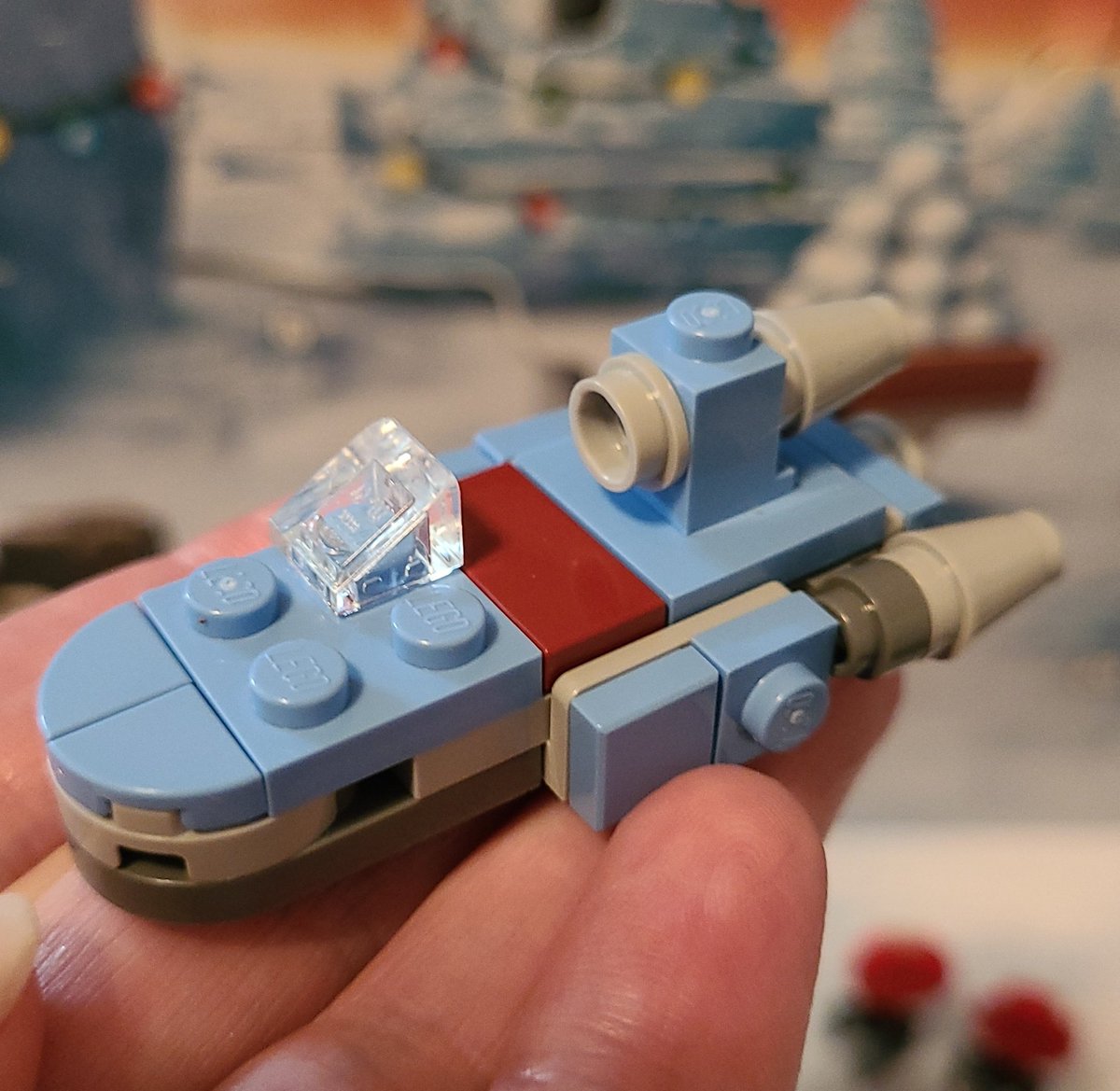 DiFlores23's tweet photo. Day 7 - #StarWars #Mandalorian #AdventCalendar - maybe the hashtags will lead me to someone who knows what THIS is? It seems to be a cool little spaceship. Maybe I need to start watching the show once my calender is complete! #AdventForAndrew / #AdventToRemember https://t.co/KaXFbvI72A