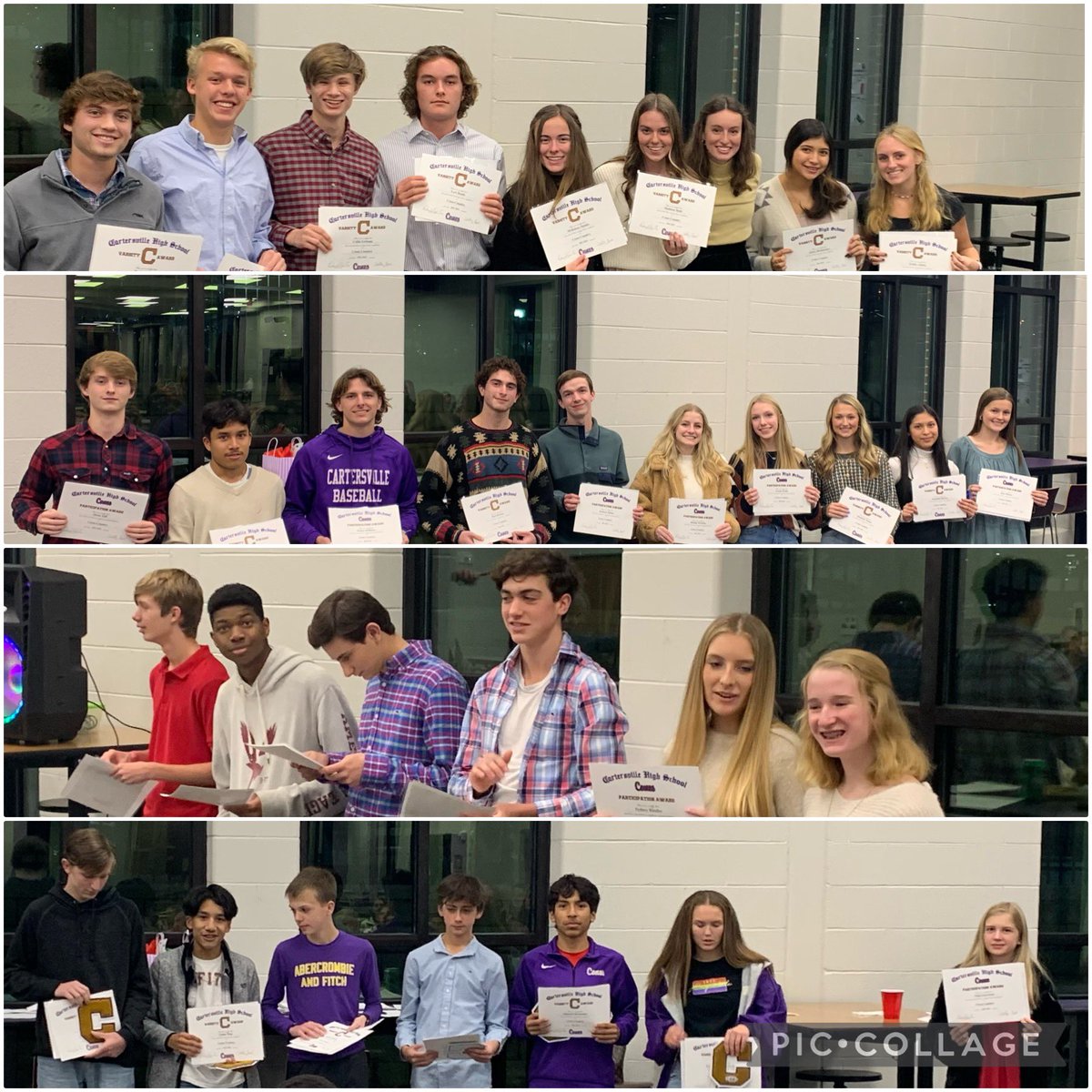 Outstanding Evening honoring the 2021 Canes XC squad and recognizing all 4 Grades of Athletes!  Congratulations again to our Seniors on another four year run as State XC Finalists for both the Boys and Girls squads! Future is 😎!!!