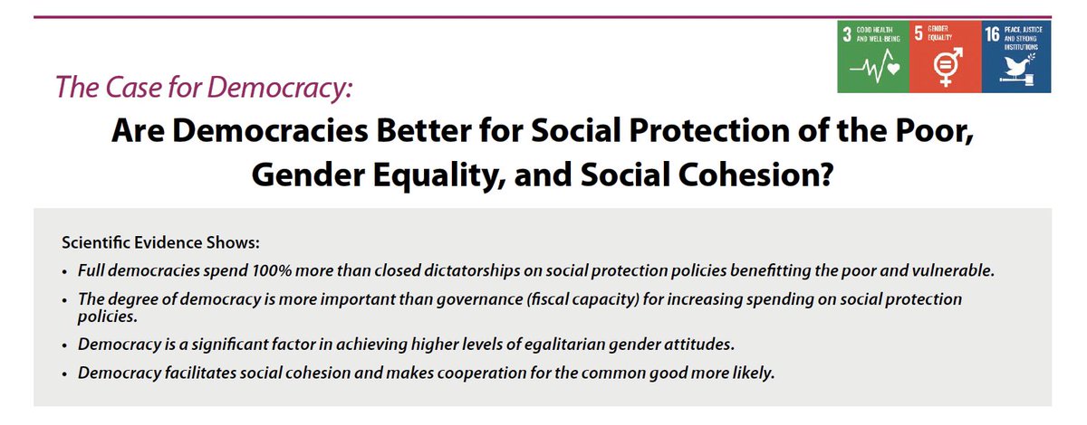 Here's the one on social protections & gender equality: