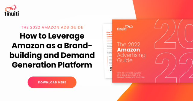 janaped3805's tweet photo. NEW RELEASE! Learn how to leverage #Amazon as a brand-building and demand generation platform in @Tinuiti's 2022 #AmazonAds Guide. Download here: https://t.co/l2LJcbfL1c https://t.co/1USCRmUdUH
