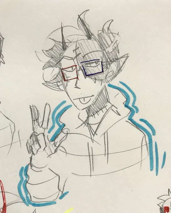 my friend asked me who i was drawing so i shamefully pulled up his minecraft skin but
#JackManifoldfanart 