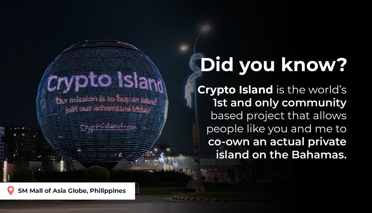 @danbouwer This is a mind-blowing project! The most unique token I have ever encountered! 🤯

🏝️@CryptoislandInc🏝️

<a href="/CislaArmy/">Cisla Army Official</a> $CISLA #CISLA #Cisla1000x #CislaArmy #CryptoIsland #altcoin #cryptocurrencies #BSCGem #Cryptocurrency #Binance  #Crypto #Bitcoin #BTC #BinanceSmartChain