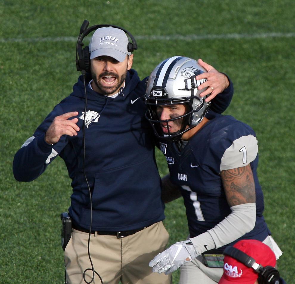 Former UNH standout Ricky Santos was introduced as the Wildcats' football coach during a press conference Tuesday. ... 
bit.ly/33bsBg7