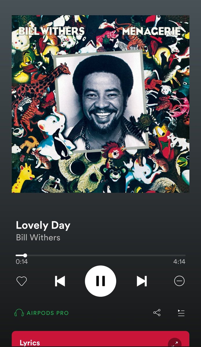 Bill Withers had some BANGERS. https://t.co/ZzHWhrFkpD