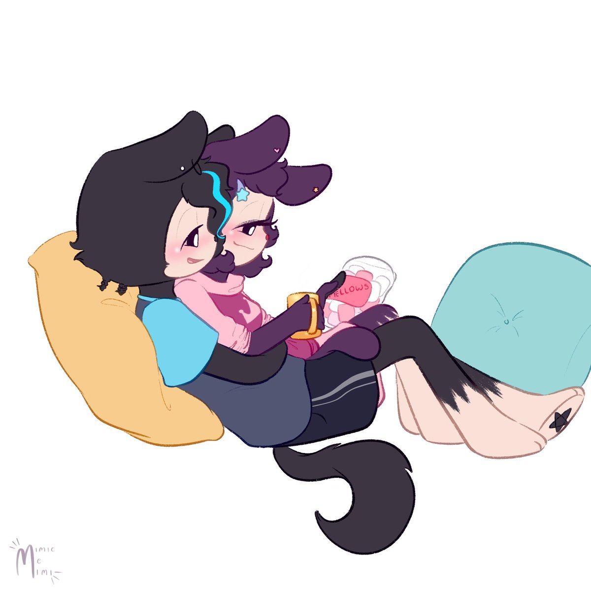 mimic_me_mimi's tweet photo. Day 3 : Hot Chocolate ☕️☕️

Cuddly Babies 🥺🥺🥺🥺 Love them so muchhhhhh 💖💙💖💙💖💙💖💙💖💙💖💙

#warnersona #christmasprompts #12daysofmippy #shipart #fireplace #illustration #artchallenge https://t.co/NzafUZJrKr