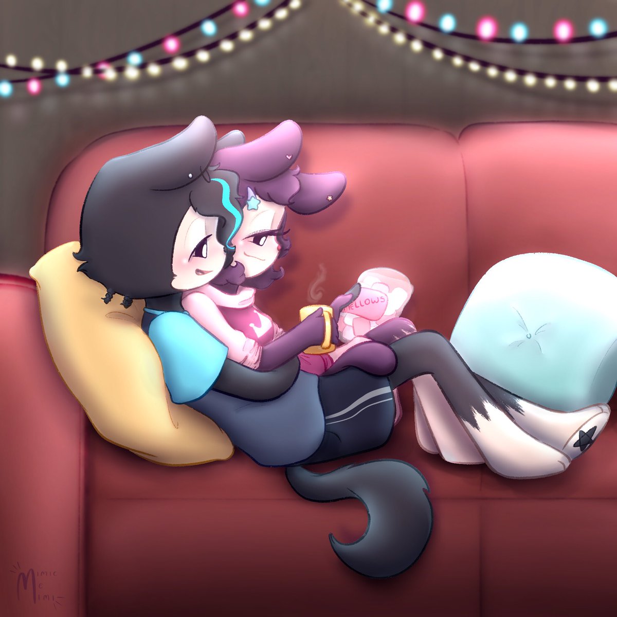 mimic_me_mimi's tweet photo. Day 3 : Hot Chocolate ☕️☕️

Cuddly Babies 🥺🥺🥺🥺 Love them so muchhhhhh 💖💙💖💙💖💙💖💙💖💙💖💙

#warnersona #christmasprompts #12daysofmippy #shipart #fireplace #illustration #artchallenge https://t.co/NzafUZJrKr