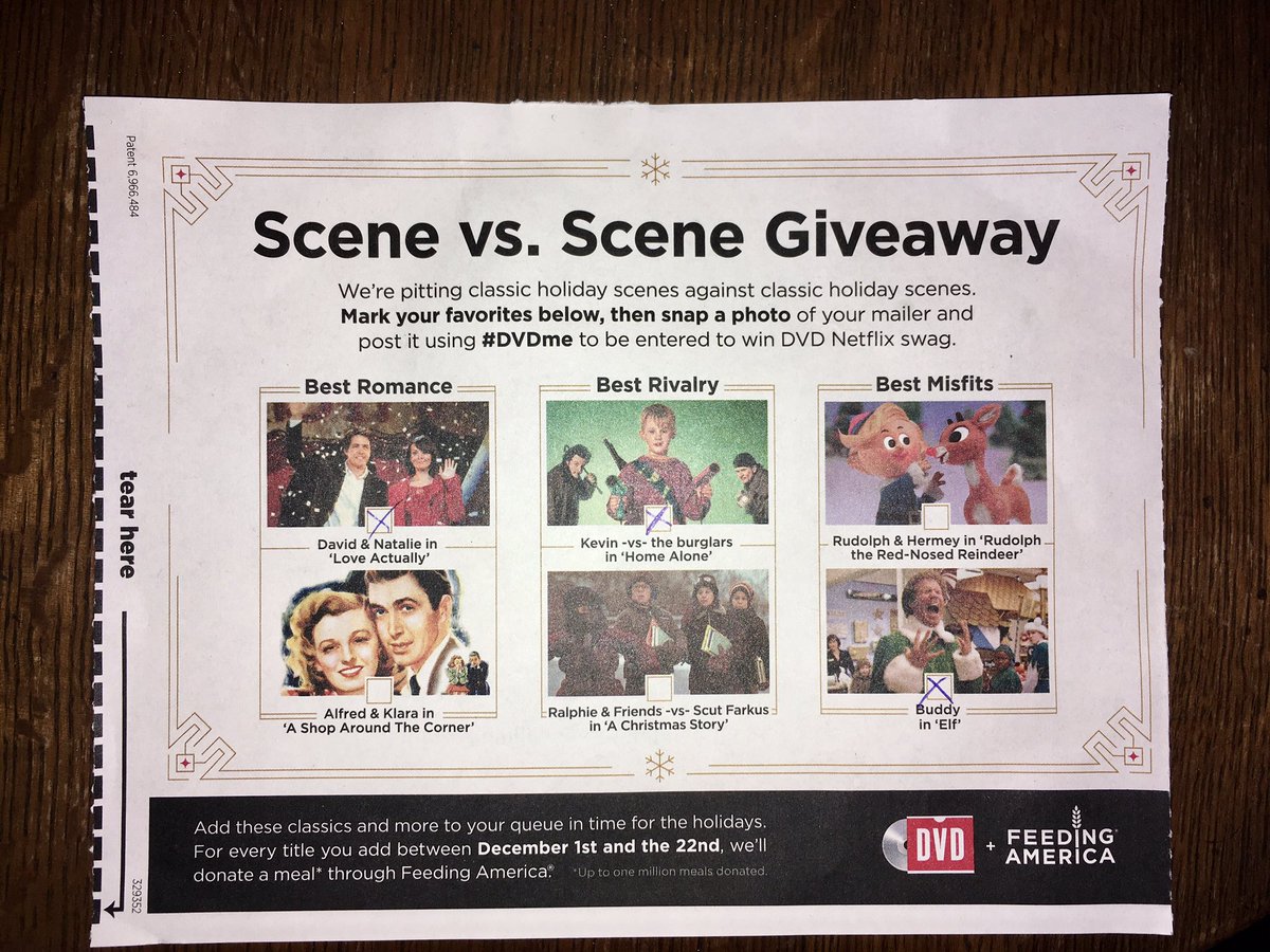 Yes, I still get DVDs by mail via Netflix. Occasionally they do fun stuff like this, what are your favorites? #DVDme
