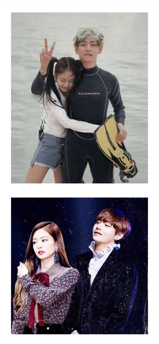 notpannchoa's tweet photo. Knets react to V-Jennie shipper account having a field day after he followed her by accident on IG https://t.co/tQPBlDEZIq