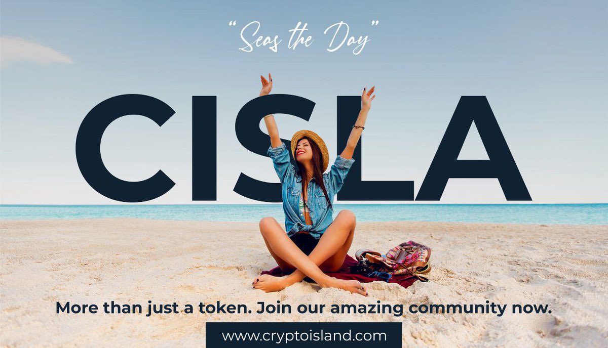 samitrds's tweet photo. @MMCrypto Everyone sleeping on #cisla 🏝 #CryptoIsland $CISLA VIBES!🏝🔥💯 Next Big Thing in Crypto. BUYING AN ISLAND 🏝 AND FULLY DECENTRALIZING IT! HOW COOOL IS IT🔥🏝💯✅💰🔥🔥🔥🚀 

@CryptoIslandInc #bscgem
#BNB  #Binance  #CISLA #cryptotrading #CryptoislandDAO  #DAO https://t.co/R3jDkmJTKz