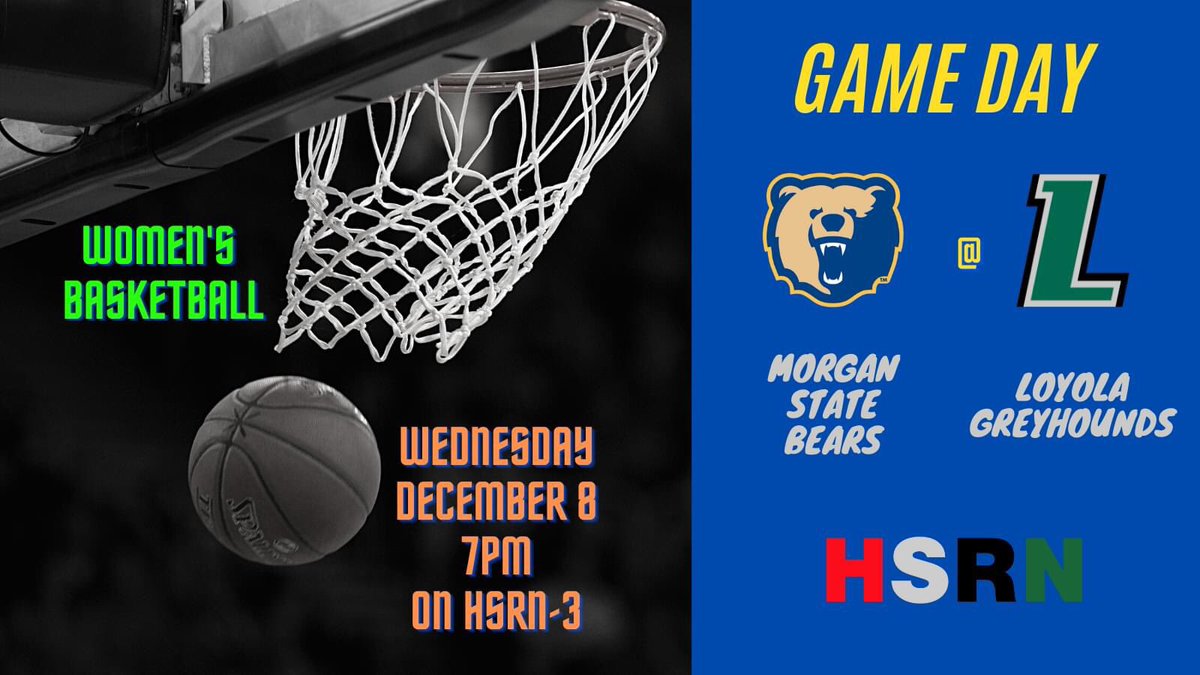 HSRadio's tweet photo. #HSRN has #HBCU #womensbasketball Wednesday (12/8).
๐@morganstate_wbb at
@LoyolaWBB
(#BattleforBaltimore)
๐๏ธLamont Germany/Austin Ward/Renard Stubbs (HSRN3)
๐ Tip: 7pm ET
Listen to the game on-air at https://t.co/fXVlVUoRr8 or download the HSRN app in App Store/Google Play. https://t.co/3JNerodtXP