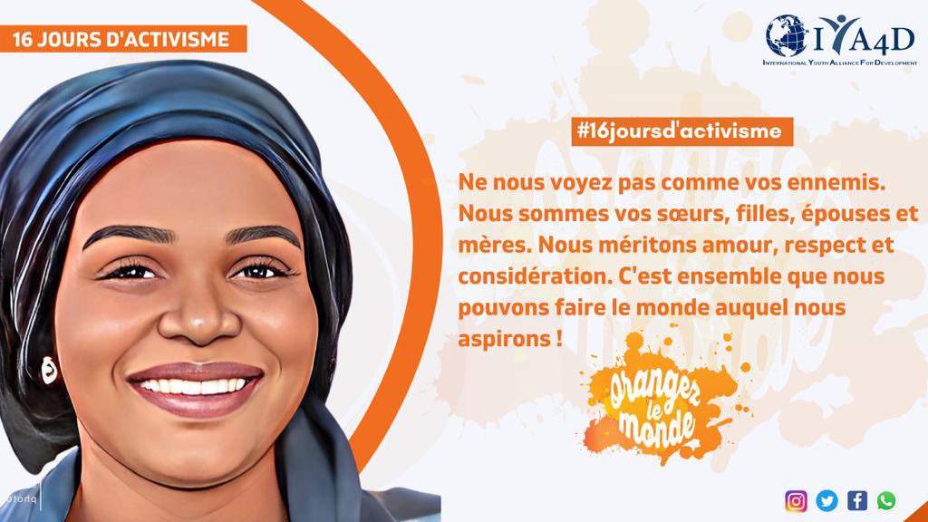 #16days

"Dans ton regard petite sœur j’ai vu l’intelligence
Je vois du caractère mais aussi de l’élégance
Scintille comme une étoile sur le trajet de l’endurance." 
#StopVBG
#16DaysOfActivism 
#stopviolenceagainstwomen
#16joursdactivisme
#iya4d