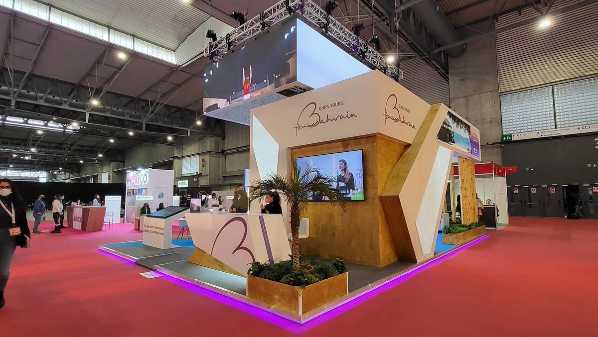 PicoGlobal's tweet photo. #IBTMWorld concluded recently in Barcelona! One of many highlights was the Bahrain Tourism & Exhibitions Authority's (BTEA) booth. Activated by #PicoBahrain, it helped boost #BTEA’s networking & industry insight.
@tourismbh @IBTMevents
Pico Specialties: https://t.co/nh5iOL14Gg https://t.co/RAF8TqT2fX