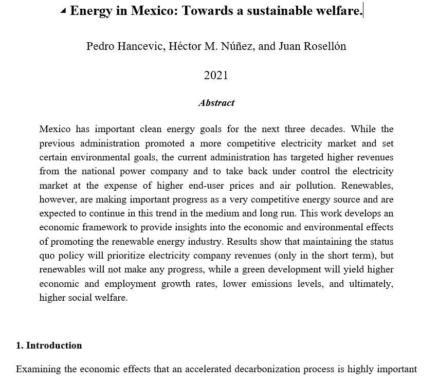MaeaCide's tweet photo. La política energética actual no permite alcanzar el máximo potencial de crecimiento y desarrollo económico a la vez que reduce el bienestar de los consumidores y deteriora el medioambiente (artículo en revisión) https://t.co/Z7sUujFZiX