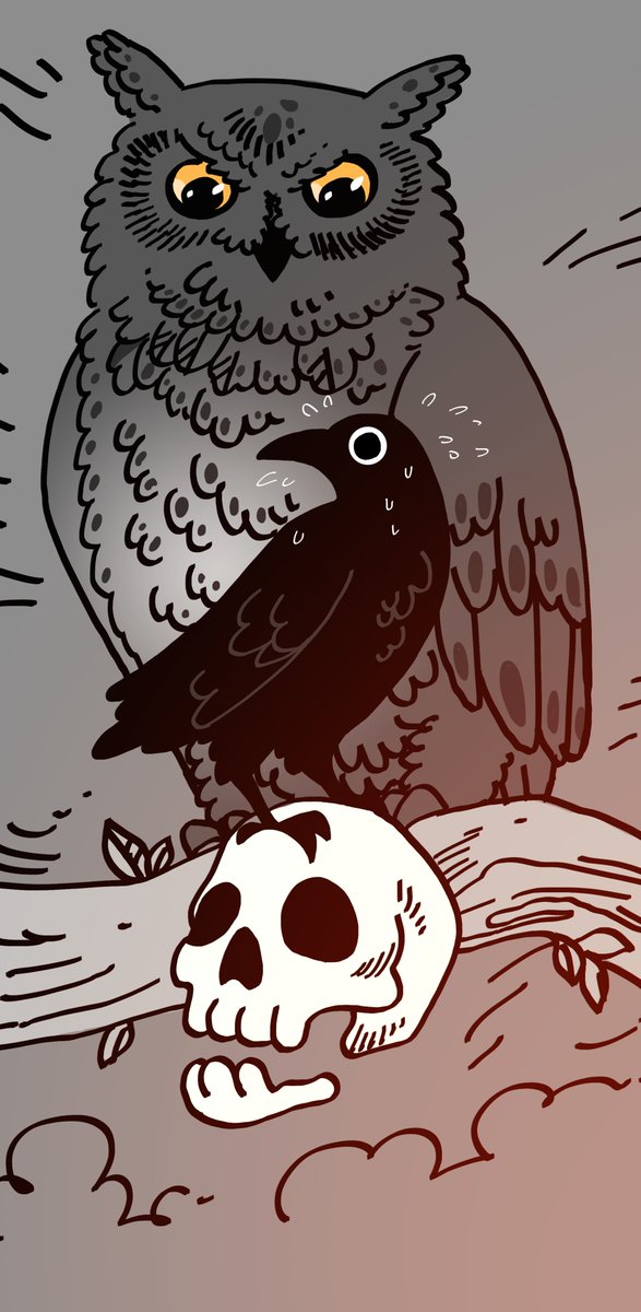 There's a little bonus Crow Time on webtoons tonight composed from some of the Instagram strips, enjoy! 