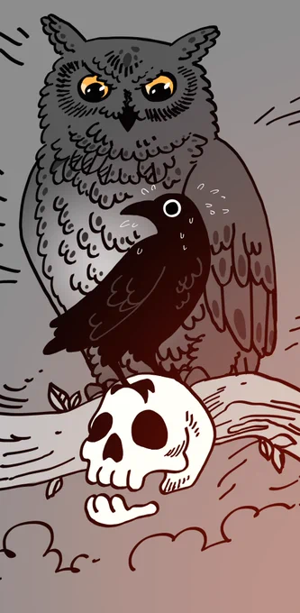 There's a little bonus Crow Time on webtoons tonight composed from some of the Instagram strips, enjoy! 