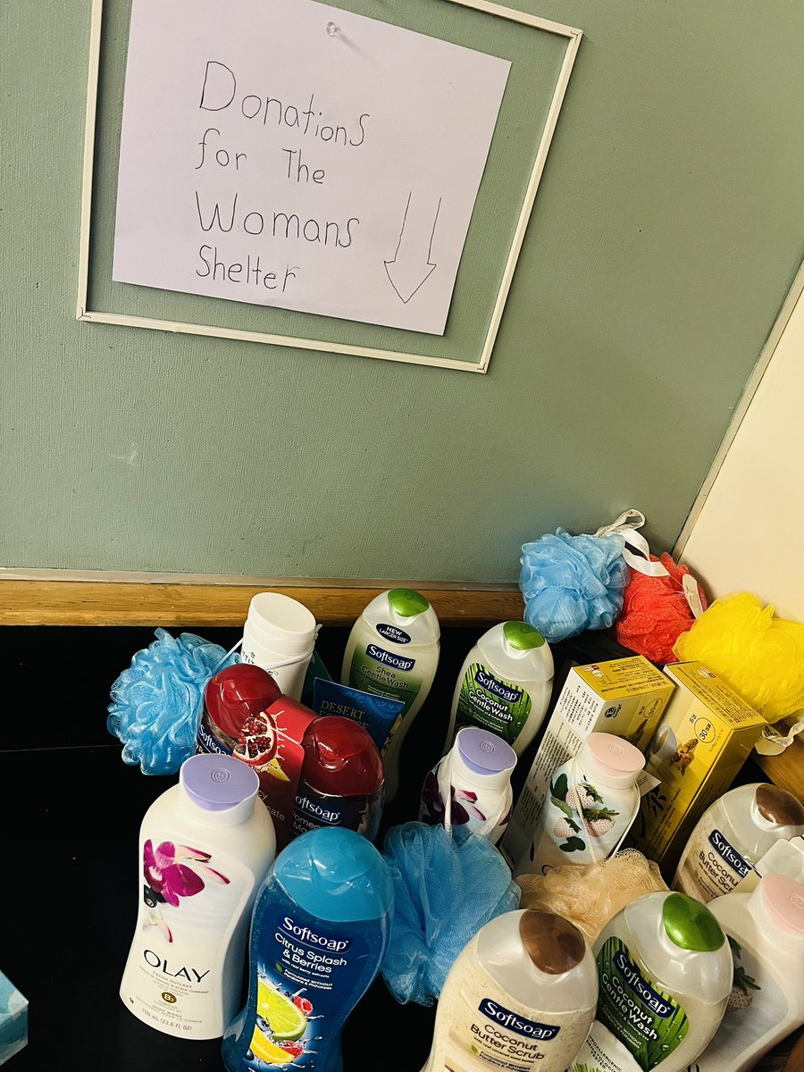 It’s the season of giving! Room 4 is collecting for the Women’s Centre. It warms my ❤️to see all we have collected so far. <a href="/RosemontCBE/">Rosemont School</a>