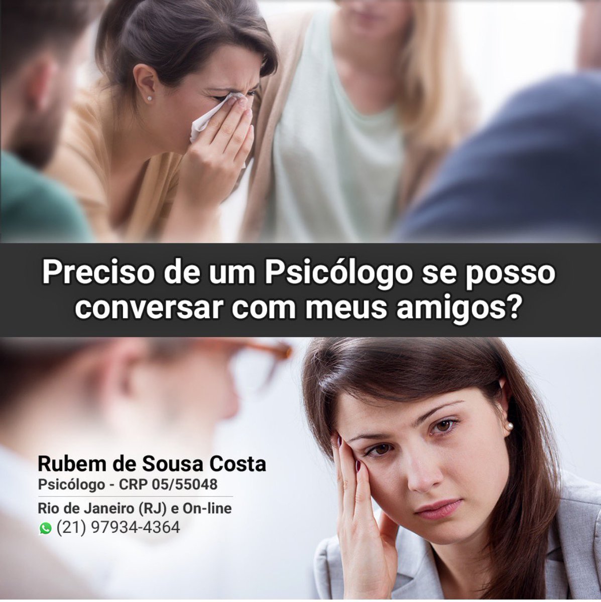 PsiRubemCosta's tweet photo. Os amigos nos conhecem e entendem nossos acertos e erros, por tanto podem ver só o mesmo lado da moeda. O psicólogo orienta e não tem receitas mágicas ele estimula seu autoconhecimento. 
#psicologos #amigonãoépsicólogo #consulteumpsicologo #façaterapia #consultapsicologica https://t.co/m7fmu5hzFC
