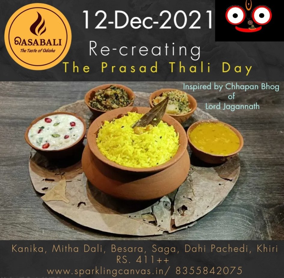 CanvasLlp's tweet photo. With his divine inspiration bringing the best ever from his "Chhapan Bhog" Handi Sala https://t.co/BEBY1bvDNb