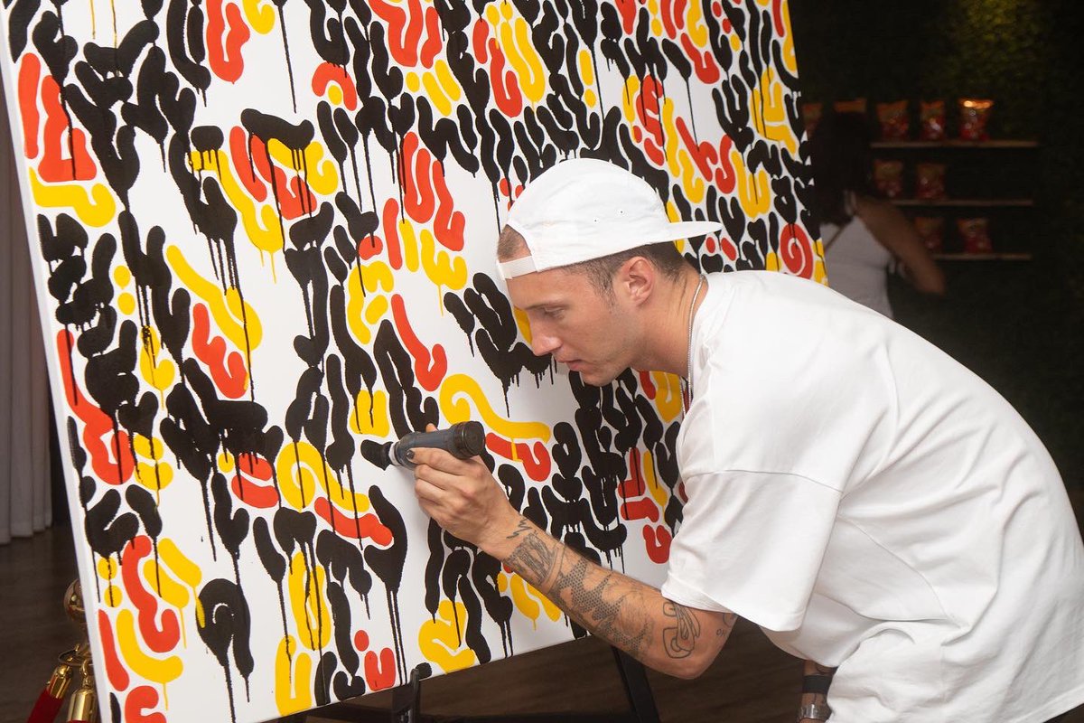 RockTheBells's tweet photo. #RTBBasel ⚡️ Yacht The Basel presented by @ChesterCheetah was the ultimate collision of Hip-Hop and Art featuring the #ArtoftheCheetle 🧡 Check out the recap: https://t.co/96OIT5Yqrj https://t.co/wE71ZjrLpJ