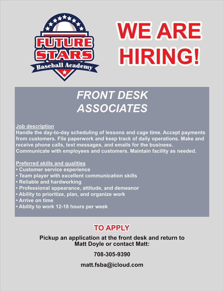 Future Stars Baseball Academy tweet media