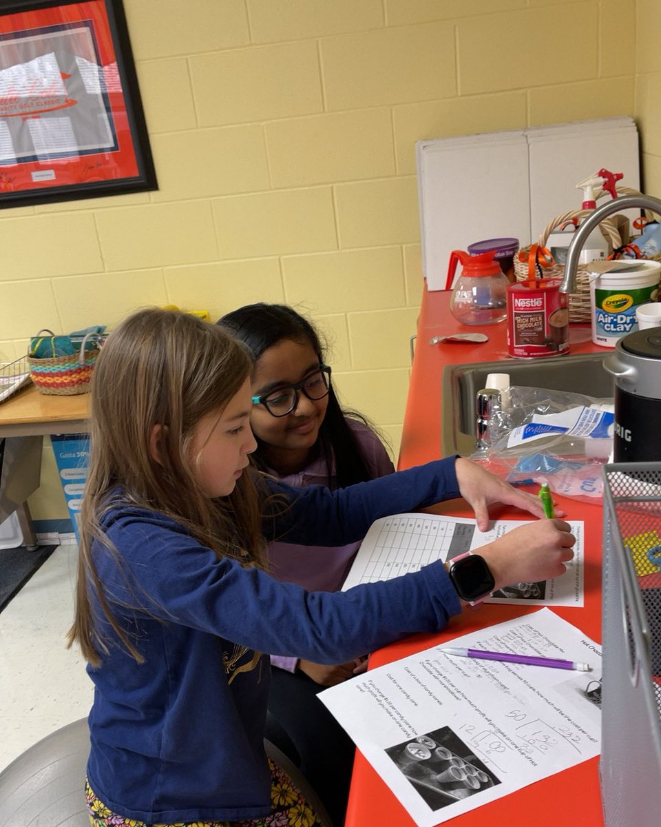 stemsters's tweet photo. VANTAGE math students are planning A Hot Chocolate fundraiser for the VB garden. Step one…research cost and calculate profit. ☑️Step two…have a taste test of of course! ☑️Next, create a proposal to present to Mr. Newcomer! ☑️#BeABlackKnight https://t.co/WHOfSr7yqU
