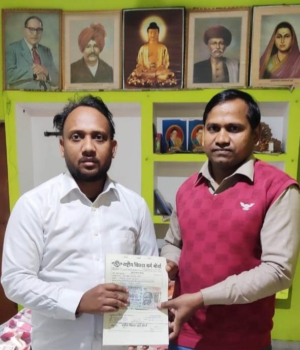 मा.कृष्ण कन्हैया वर्मा जी को #राष्ट्रीय_पिछड़ा_वर्ग_मोर्चा की सदस्यता देकर #कार्यकारी_मण्डल_अध्यक्ष , बस्ती मण्डल मनोनीत किया |