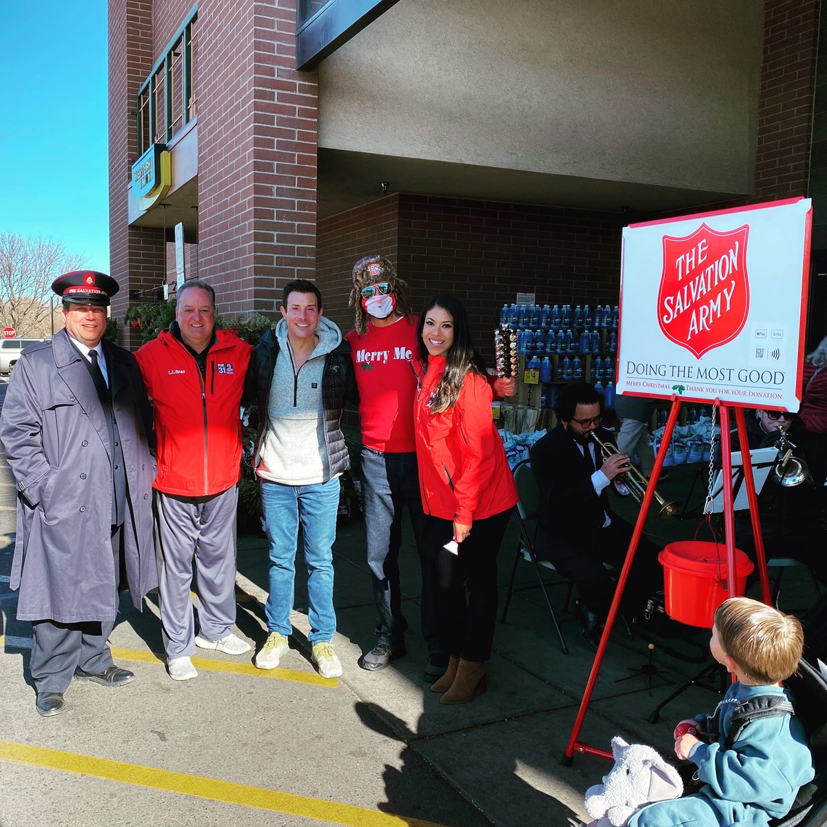 ‘Twas a great day to ring some bells and raise money for the <a href="/IMSalArmy/">IMSalArmy</a> Thanks for inviting us!