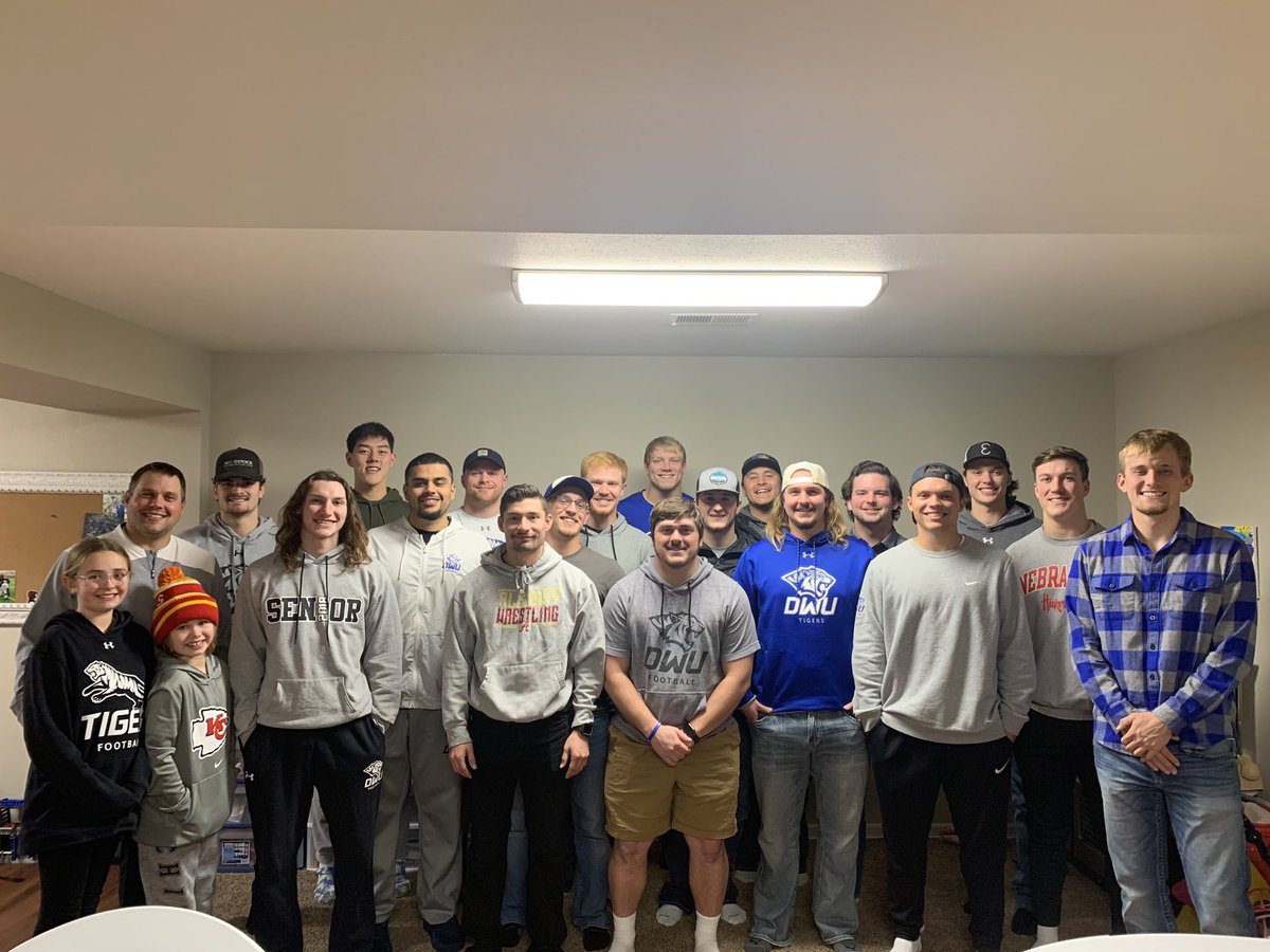 RossCimpl's tweet photo. A huge thank you to this group of Seniors (@anthony_dlt7 couldn’t make it)! They have been through a lot and gave us everything. 

A tremendous group and hard to believe they are done playing.  Thank you for everything. Once a Tiger, always a Tiger #bleedblue https://t.co/MOpzkZ7SmH